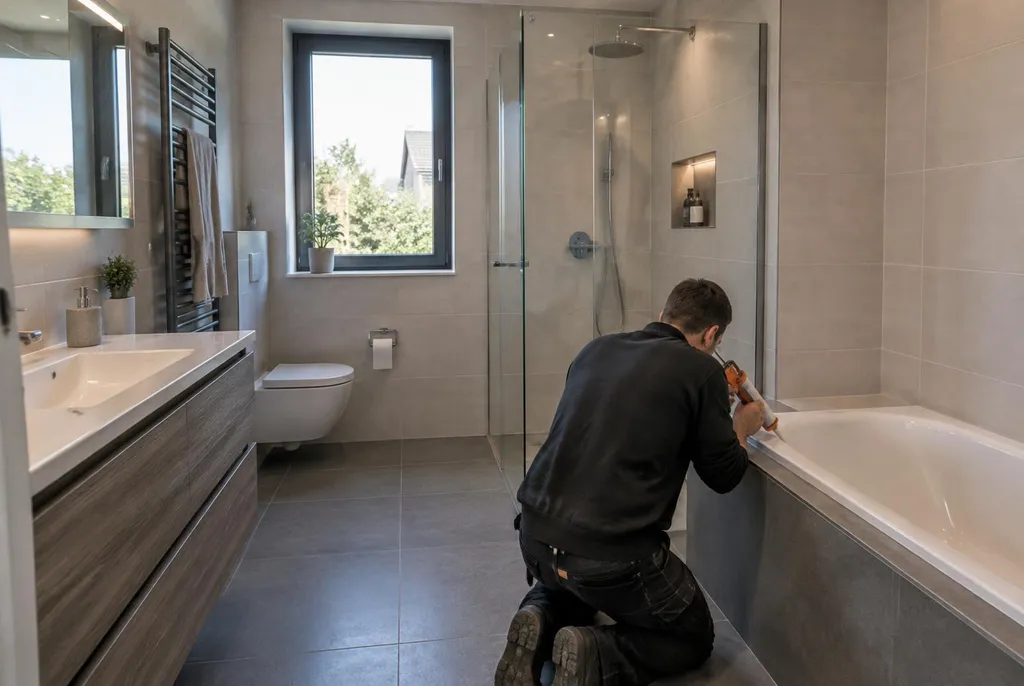 Kitbedrijf Benschop – badkamer kit vervangen bij de douche
